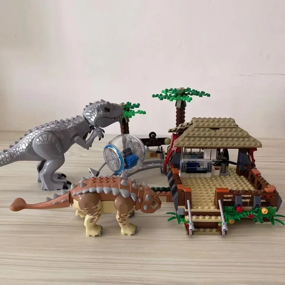 Toy Building Blocks Jurassic World Dinosaur Set