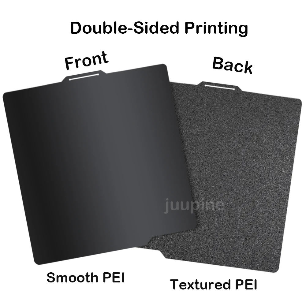Enhanced Build Plate - Textured PEI Sheet, Spring Steel, 257x257