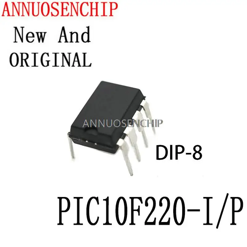 

50PCS New And Original PIC10F220 10F220-I/P DIP-8 IC In stock! PIC10F220-I/P