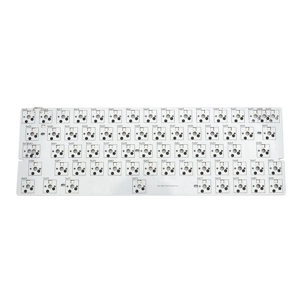 Teclado Mecânico Personalizado sem Fio Bluetooth Teclado Hot Swappable tipo c Programa Rgb 60 Bg64n Gh60 Pcb 2.4g 64 - Imagem 5
