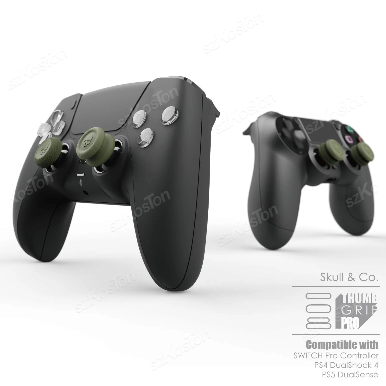 Joystick-doppen voor Nintendo Switch/OLED/Lite, antislip reservedoppen met diamantstructuur voor Joy Con Switch Controller, Switch accessoires, 10 stuks
