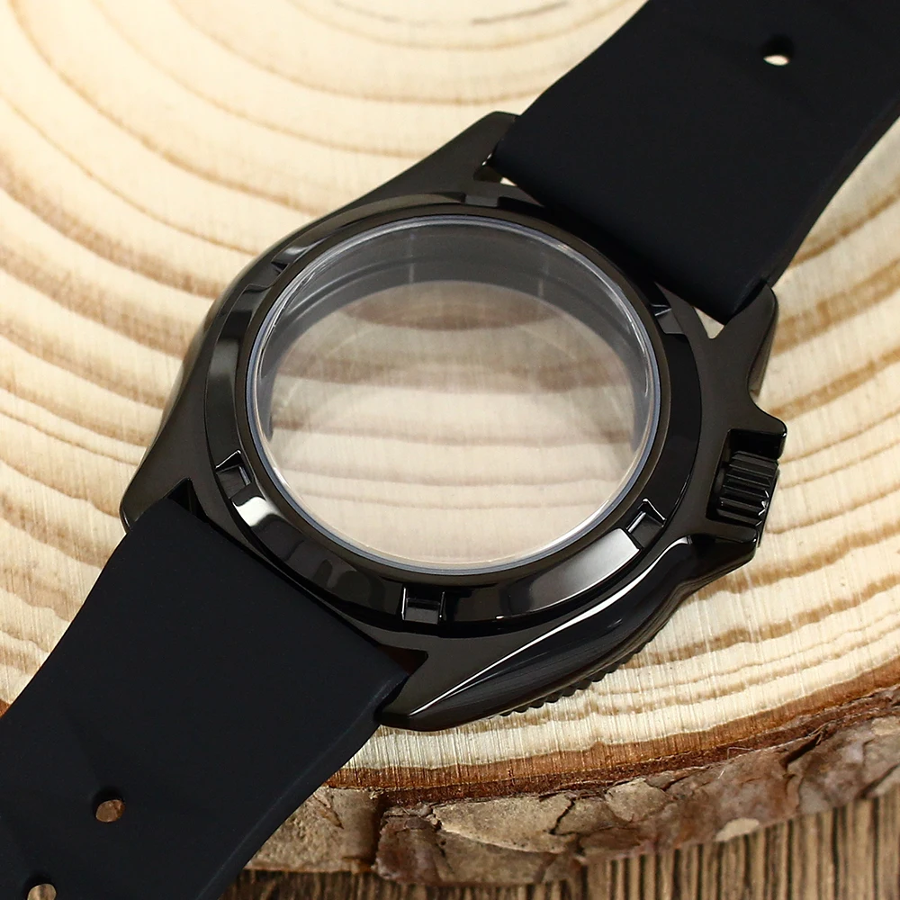 38mm silbrig 3,8 Krone Uhrengehäuse Saphirglas für Seiko NH35 NH36 NH70 4R Uhrwerk Transparente/solide untere Abdeckung SKX007/013 – Detail 7