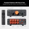 Fosi Audio P4 HiFi Preamplifier: 3 RCA Inputs, EQ/Bypass, Swappable Op-Amps, Treble & Bass Tone Control For Audiophile Systems 3