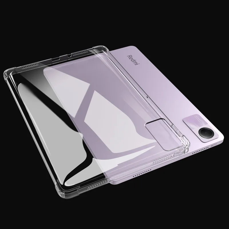 Shockproof Clear TPU Tablet Back Case Protective Skin