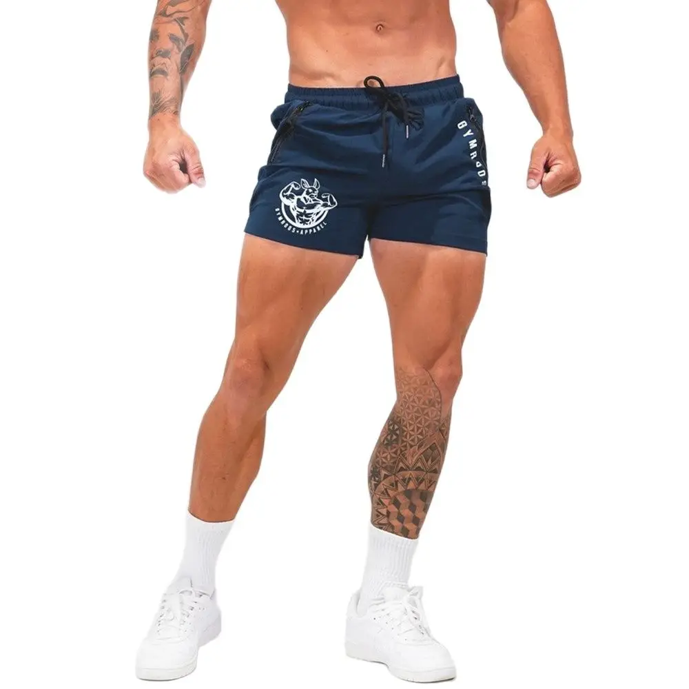 

2023 Summer Bodybuilding Shorts Men Casual Quick Dry Bermuda Gym Fitness Crossfit Training Pants Male Beach Swim Trunks Bottoms