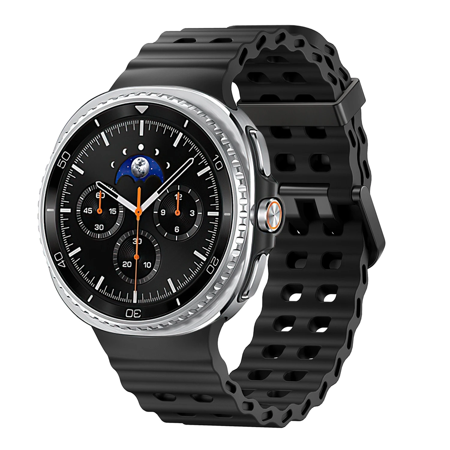 Premium Silicone Watchband for Samsung Galaxy Watch - Marine Blue
