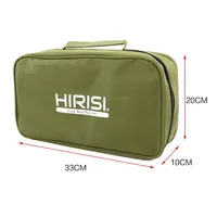 Hirisi carp דיג להתמודד עם תיק באז בר carryall מטען עם מטען מקלות בנק מוט בגודל 20x33x10cm 5