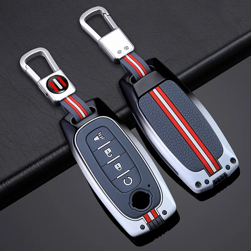 Car Zinc Alloy Key Case For Nissan Versa Maxima Rogue Armada Sentra ...
