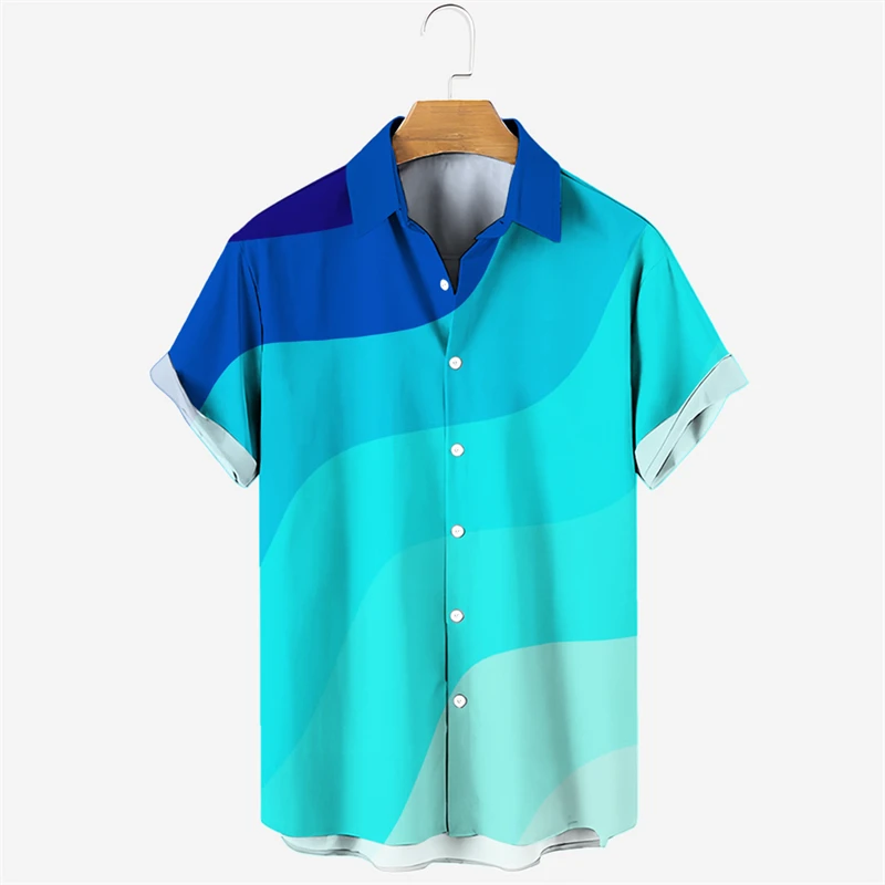 thumbnail image 1 of Nuevas camisas de verano con estampado de cocoteros, camisas de playa de gran tamaño para hombre, camisetas hawaianas de manga corta a la moda, ropa para hombre, camiseta con solapa, 1 of 5