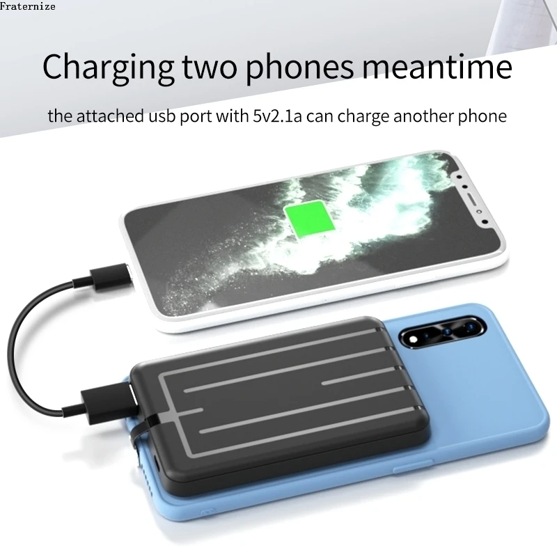 10000mAh type c power bank For Google Pixel 6 Pro 6A 5A 4A 5G 3A Smart battery  charger case For Google Pixel 2 3 4 5 XL Cover