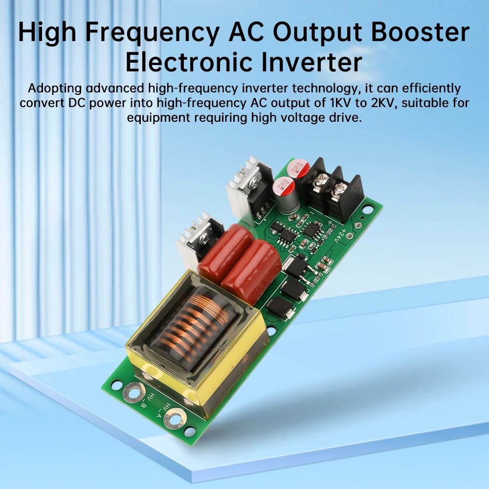 12V/24V To 1KV/2KV High-voltage Generator Module High Frequency AC Output Electronic Inverter Physics Ignition Module