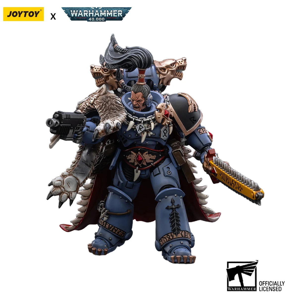 

[Pre-Order] 1/18 Collectible Action Figure JOYTOY Warhammer 40K Space Wolves Ragnar Blackmane Model Perfect for Display or Gifts