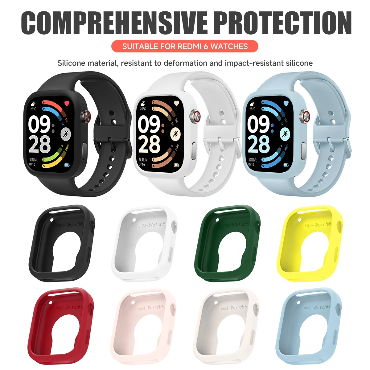 Hollow Soft Silicone Case Cover for Watch Protection – Direct Charging Compatible