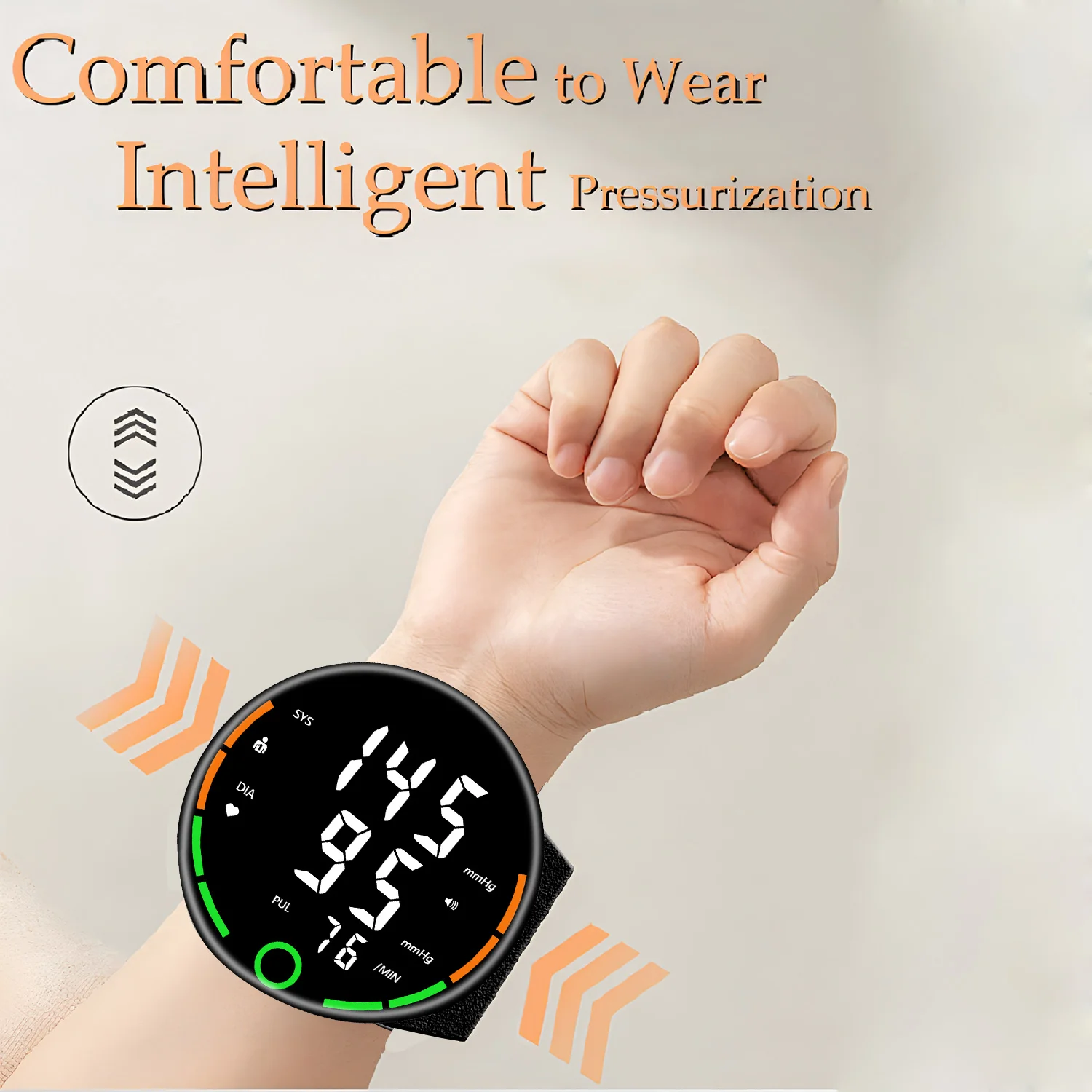 Digital Voice Recharge Arm Automatic Blood Pressure Monitor LCD BP Sphygmomanometer Pressure Meter Tonometer for Arterial