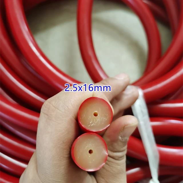 one meter 2.5*16mm spearfishing band sling DIY rubber tube spear gun nature  pure latex