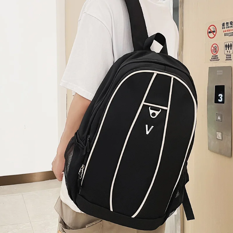 Girl Boy High Capacity New School Bag Trendy Lady Men Backpack Fashion Male Women Laptop College Backpack Female Travel Book Bag