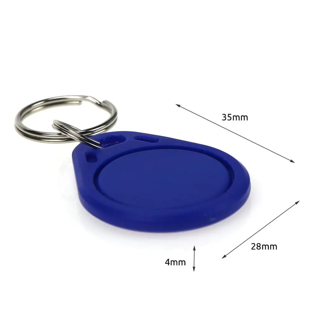 RFID Keyfobs 10PCS 13.56Mhz RFID UID Token Copy Keykobs For Mif 1k S50 Writable Badge