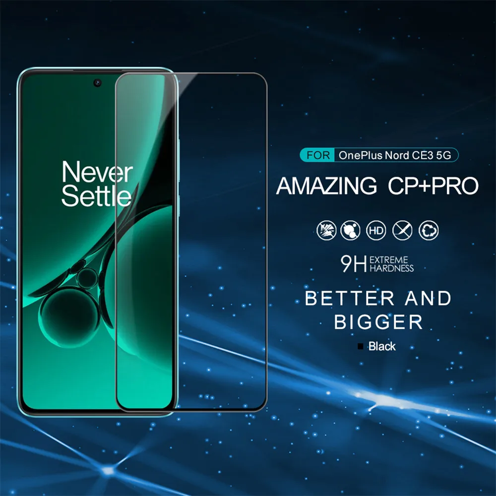 

For OnePlus Nord CE3 5G NILLKIN Fully Covered CP+PRO Phone Tempered Glass Screen Protector