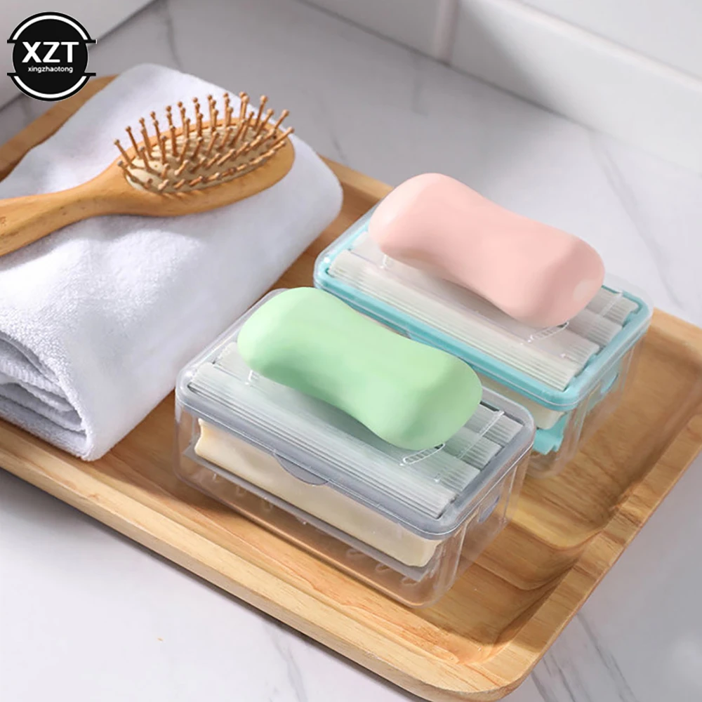 Description Picture 2 of itemSoap Dish Holder Multifunctional Soap Box Bathroom Roller Type Laundry Soap Drain Box Non-slip Foam Bubbler for Washing Cleaning