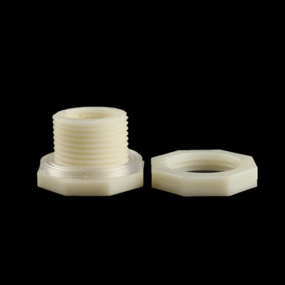 ABS 1/2" 3/4" 1" BSP Male Thread Thread/Female thread Water Tank Connector Plastic Pipe Fitting For Fish Tank Aquarium DIY hose pipe fitting pipe fitting water pipe fitting