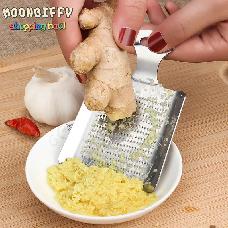 Aglio Zenzero Grattugia In Acciaio Inox Mini Grattugia Affettatrice Per Aglio Zenzero Wasabi Grattugia Strumenti Per Macinare Verdure Gadget Da Cucina