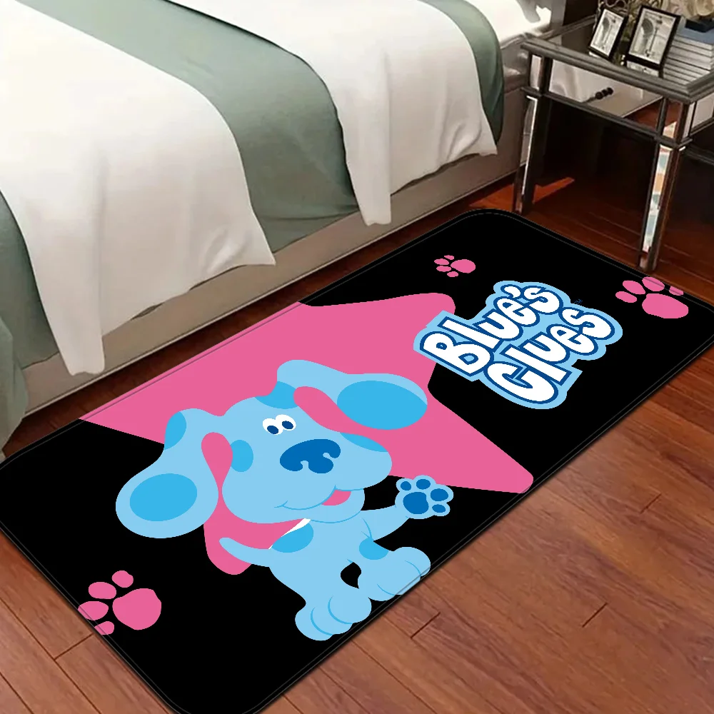 Blue Clues Floor Mat Nordic Style Home Doormat Bathroom-Toilet Mats Bedroom Hotel Decor Mat