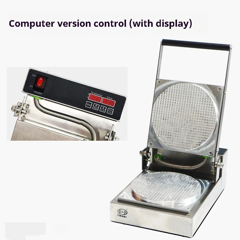 Commercial Ice-cream Crust Machine 220V Crisp Machine Egg Cone Egg Roll Grilled Shrimp Slices Cone