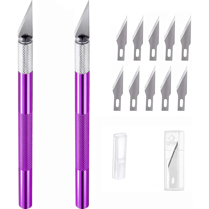 Knife Handle 2 10 Blade Replacement 1#Mobile Phone PCB DIY Repair Hand Tools Knife Scalpel Blade
