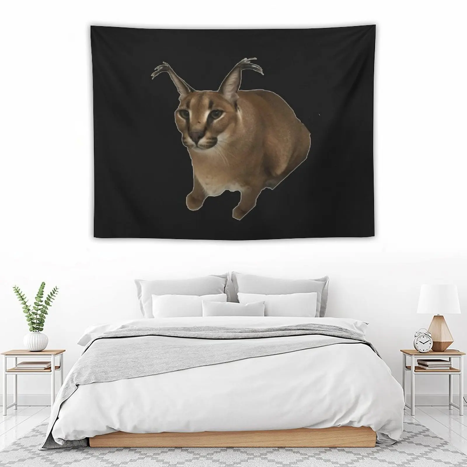 Big Floppa Tapestry Wall Decorations Decoration For Rooms Room Decoration Accessories Room Aesthetic Decor Tapestry