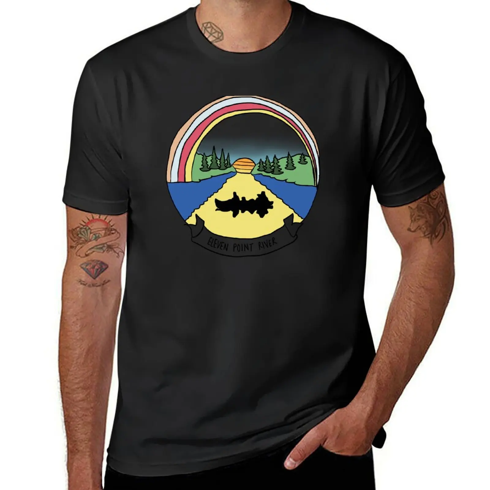 

eleven point river T-Shirt cute clothes sports fans plain customs slim fit t shirts for men