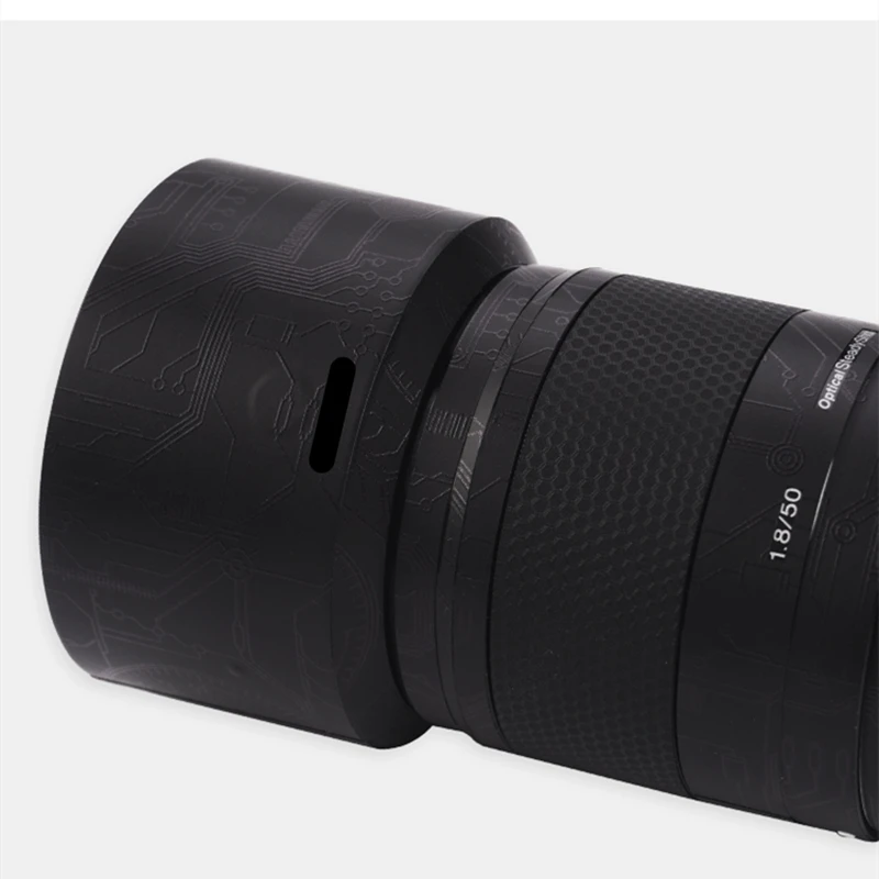 for Sony E 50mm F1.8 OSS Lens Sticker E 50 F1.8 Lens Decal Skin SEL50F18 Lens Premium Skin Wrap Cover Film Sticker 3