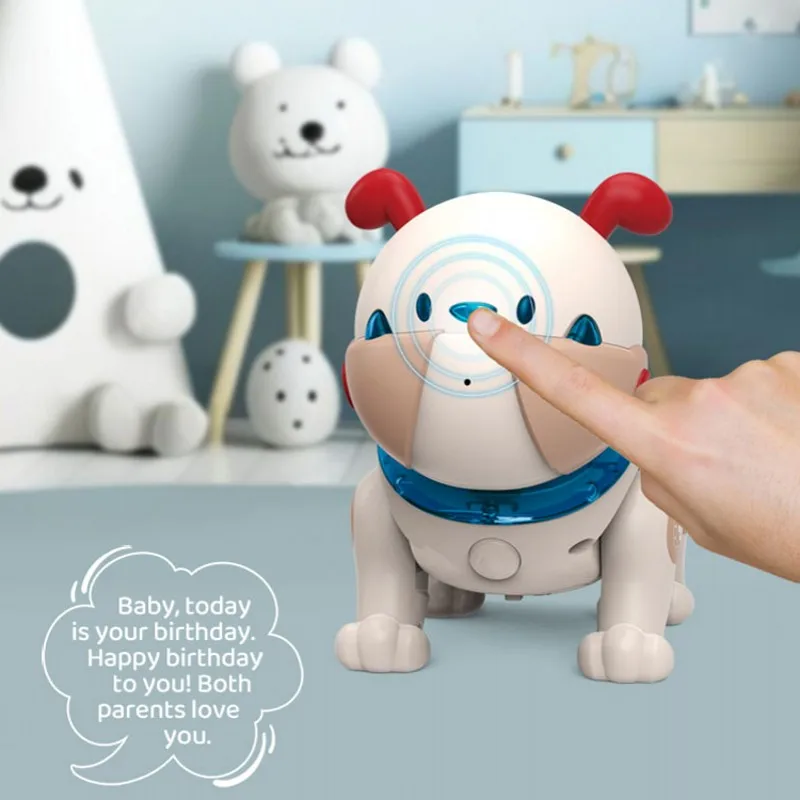 Rc Robot Electronic Dog AI Intelligent Robot Dog Stunt Music Dancing Recording Children Remote Control Toy Dog Pet Baby Toy 5