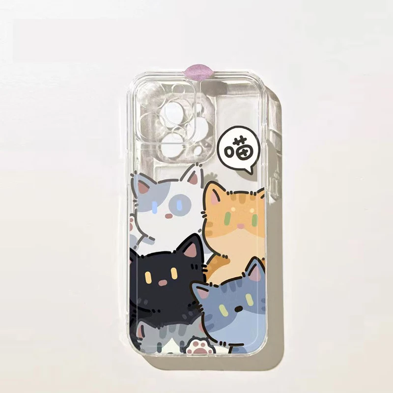 Ins Style Transparent Salted Fish Phone Case Cover