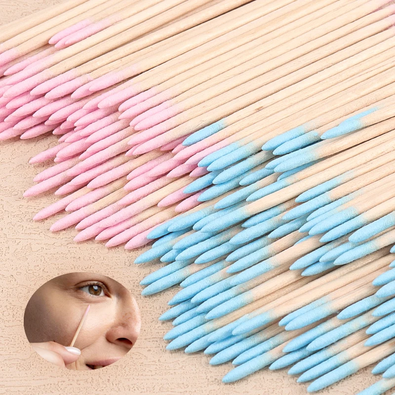 Description Picture 5 of item100Pcs Eyelash Extension Clean Makeup Brush Swab Lash Lift Glue Remover Applicators Beauty Microblading Cleaning Micro Brushes