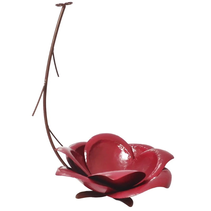 

Wild Bird Feeder Metal Flower Outdoor Hummingbird Feeders Hanging Storage New Dropship