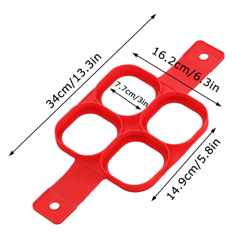 Nonstick Silicone Pancake and Egg Shaper Mold