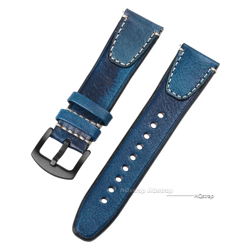 Universal Leather Quick Release Watch Band - Stylish Replacement Strap