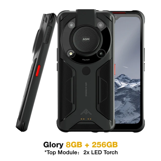 AGM Glory Qualcomm 5G Rugged Phone Global Version Android 11 NFC Rugged Smartphone 6200mAh Arctic Battery 6.53" Celular Phones 8gb ddr4 8GB RAM