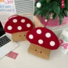Creative Cloth Mushroom Tissue Box Cute Decorative Hanging Tissue Bag Wall Mounted Napkin Container Living Room 5