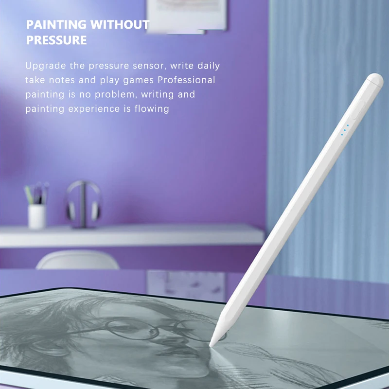 

Стилус для iPad M2 Pro 11 4-го типа с, зарядный карандаш для iPad Pro 2022 12,9 6-го 5-го поколения Air 5 Air4, стилус с наконечниками