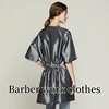 Barber Work Clothes Anti Seepage Water Non-stick Hair Smock Anti Static Gown Hair Salon Uniform Pet Grooming Overalls Y0624 1