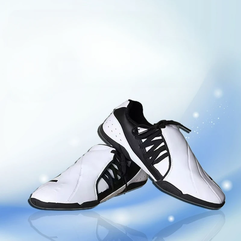 

Hot Sale Martial arts shoes Men Women Good Quality Taekwondo Shoes Big Boy KungFu Shoes Couples White Sport Shoes Mens