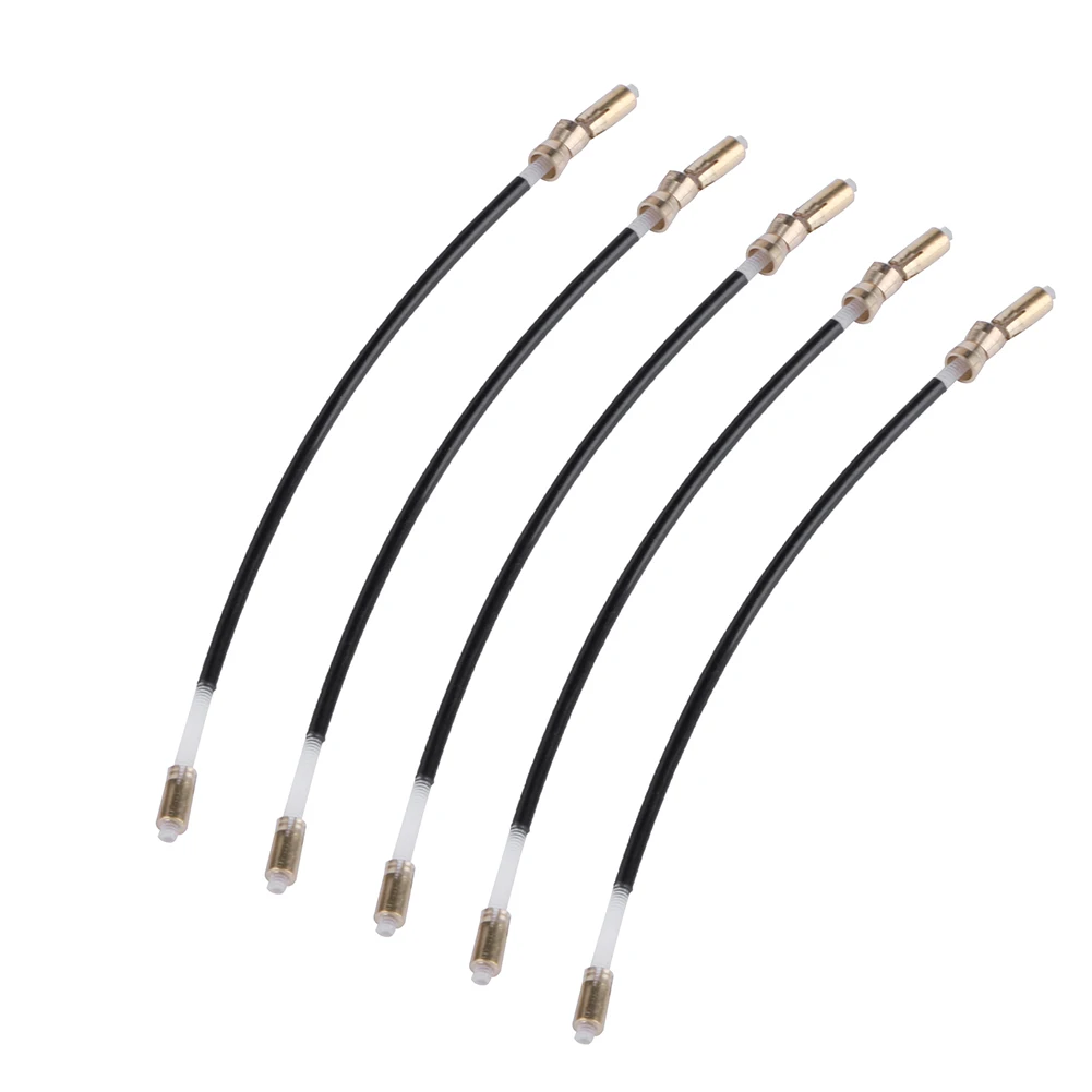 5pcs Violins Tail Cords Professional Nylon Violin Tail Gut Rope Replacement Bendable for 4/4 3/4 Stringed Instrument Accessories