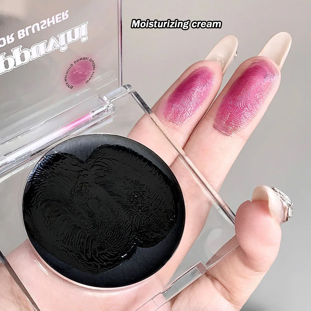 Black Liquid Color Changing Blush Lip Eye Cheek Tint Crystal