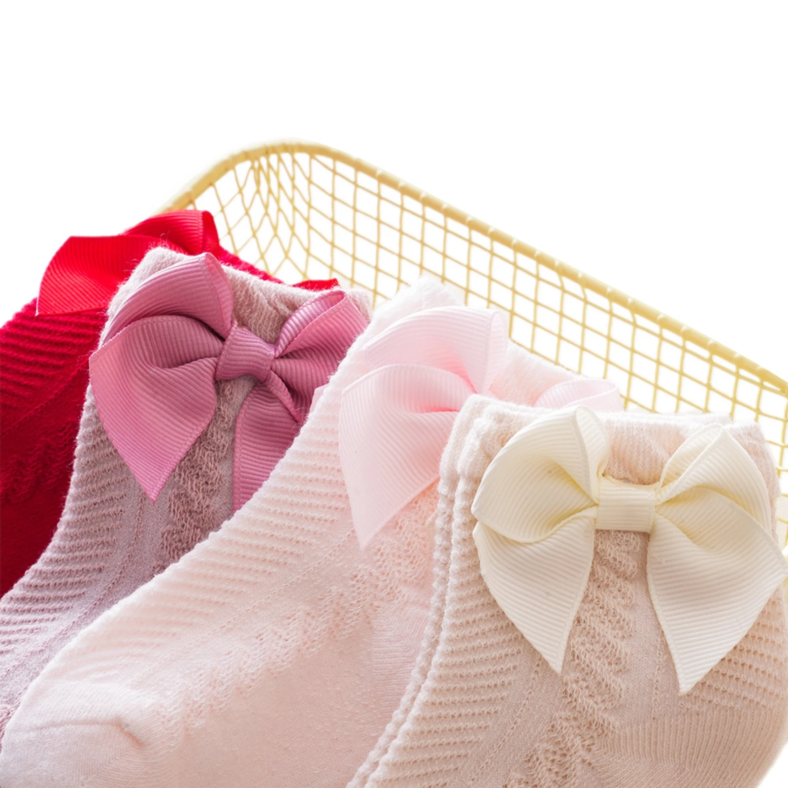 Pudcoco Toddler Baby Girl Ankle Socks Soft Thin Cotton Socks Summer with Bows for Infants 0-3T cotton socks kids socks baby socks girls socks