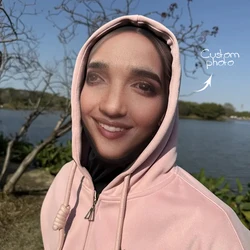 Customized Funny Headgear - Personalized Photo Mask for Parties and Festivals (TT65)