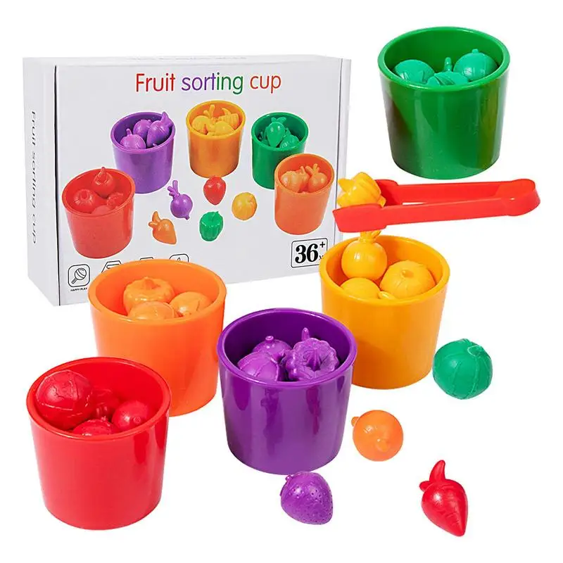 

Игрушки для раннего развития цветов фруктов и овощей