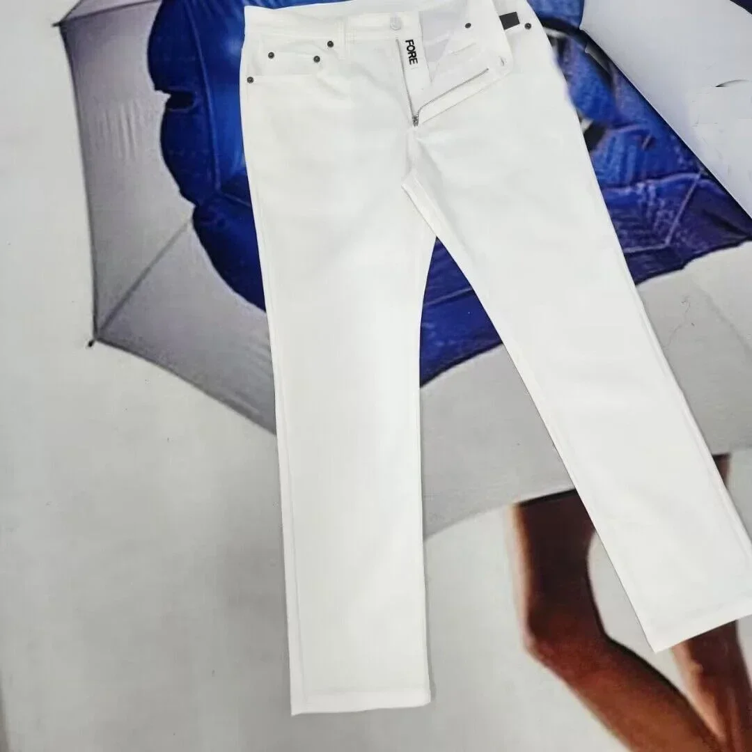 

Spring and Autumn Golf Men's Sweatpants Golf Casual Pants White Black