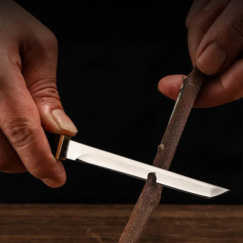 Utility Knife Slicing Meat Fruit Fish Knife Chef Cleaver Meat Chop Vegetable Kitchen Knives Hand Forge Boning Butcher Tool