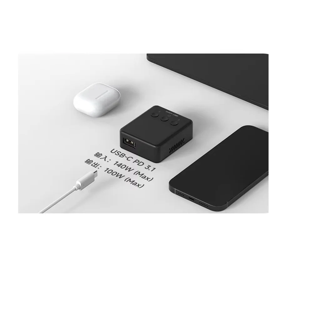Chargeur de batterie RC intelligent 240W 10A avec interface APP et ports de charge pour différents types de batteries